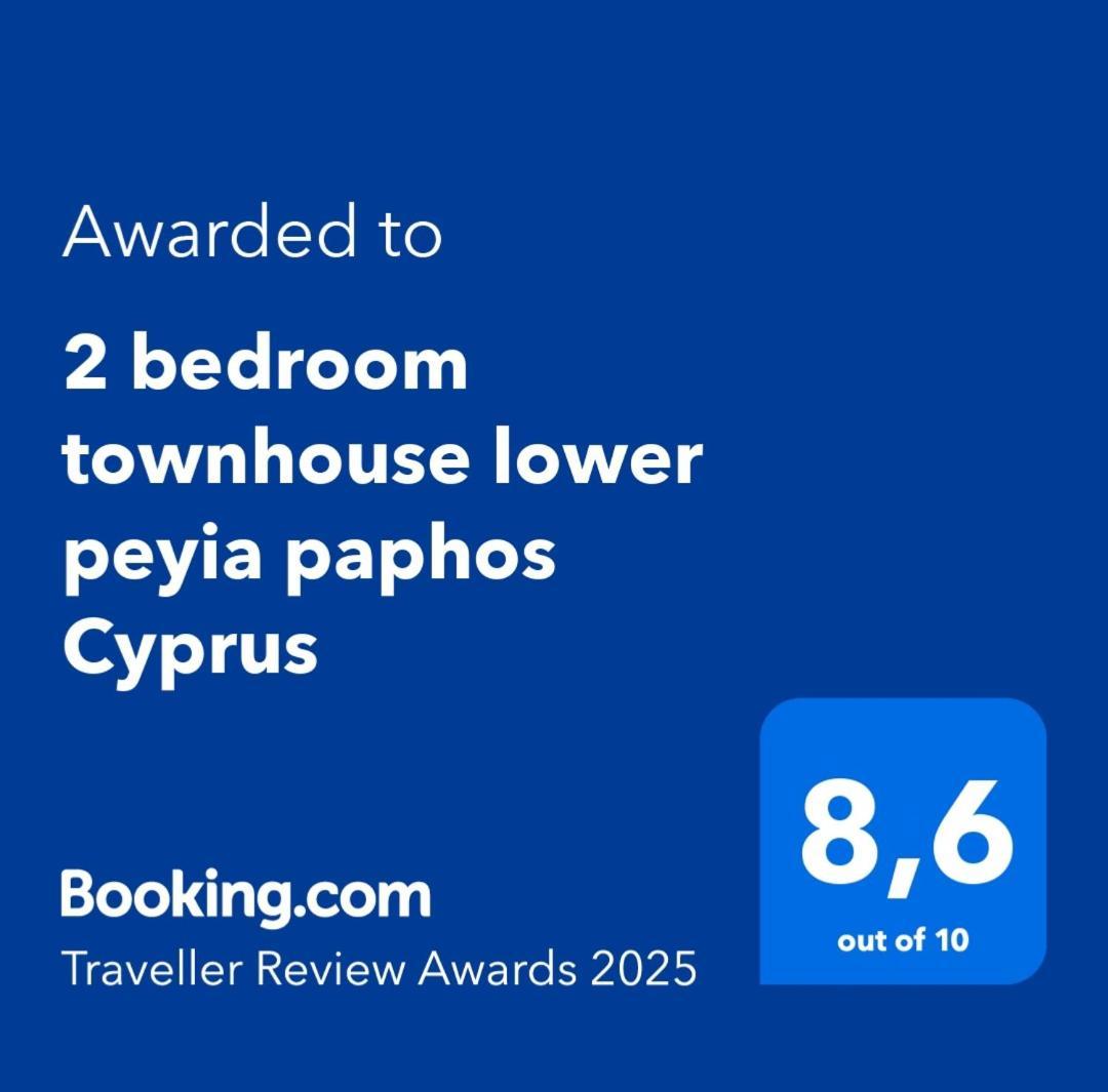 2 Bedroom Townhouse Lower Peyia Paphos Cyprus Exterior photo